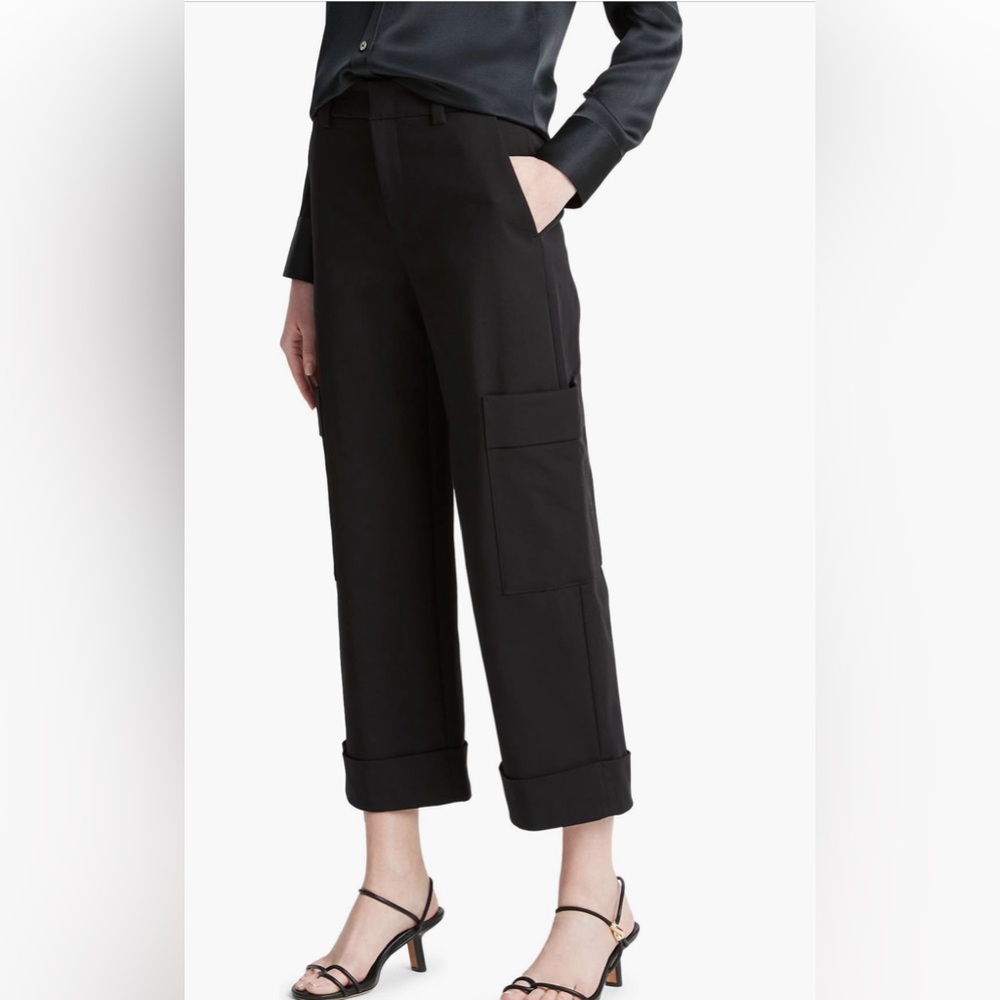 NWT Vince. Size 10 Utility Crop Stretch Pants in Size 10